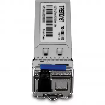 TRENDnet TEG-10GBS10D2 modul oddajnik-sprejemnik (transceiver) SFP+, 10G, enorodovni, Dual-Wave, LC, 10 km