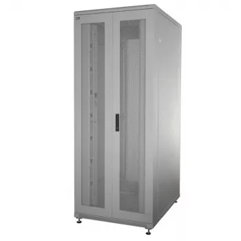 IT-BUDGET 19-palčna omara SRK 99ITB19SRK4268DTGM, komplet, 42U, 600x800 mm, svetlo siva, sestavljena