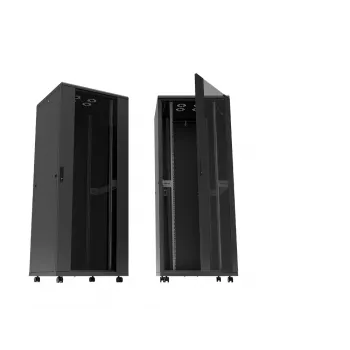 LogiLink Canovate D16S66B omrežna omara, 16U, 48,3 cm (19″), črna (RAL 9005)