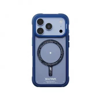Skinarma Avion MagSafe Skin000476 ovitek za iPhone 18 Pro / 17 Pro, moder