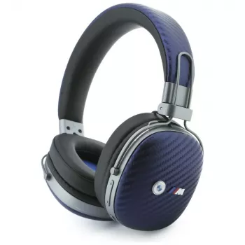 Slušalke BMW Carbon Metal Parts and Logos Bluetooth-ENC, BMW001277, temno modre