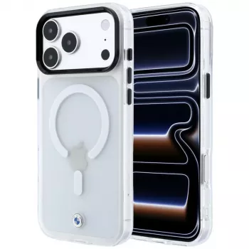 BMW Sign Frosted IML & Metal Logo MagSafe ovitek za iPhone 18 Pro Max / 17 Pro Max, prozoren