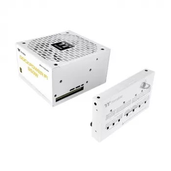 Thermaltake Dockpower FI 850 W napajalnik za računalnik, ATX 3.1, 80 PLUS Gold, snežno bel