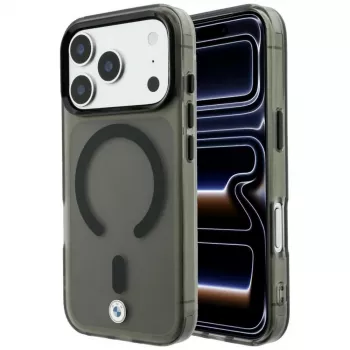 BMW BMW001310 ovitek za iPhone 18 Pro / 17 Pro, M IML Frosted Metal Logo & Trims, MagSafe, črn