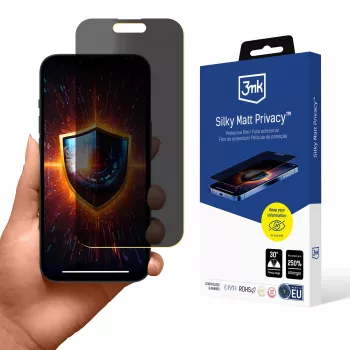 3mk Silky Matt Privacy zaščita zaslona za Apple iPhone 15