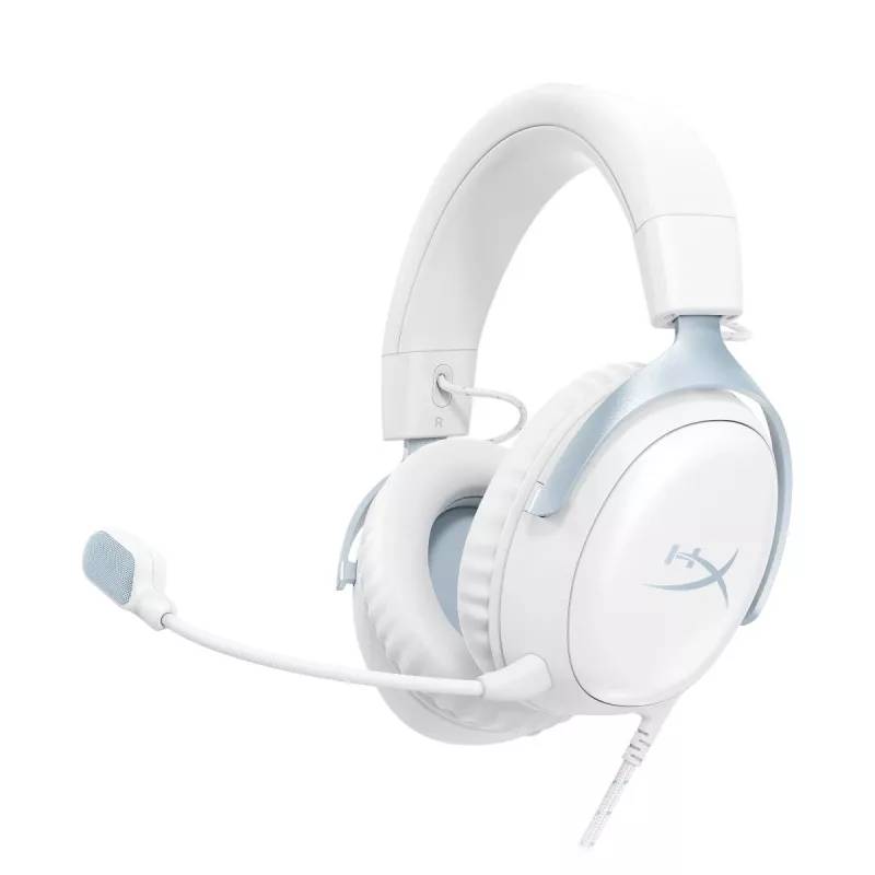 HyperX Cloud III igralne slušalke, belo-modre, DF7F1AA
