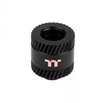 Thermaltake Pacific SF 20-mm podaljšek fitinga (vtičnica na vtič), mat črn, CL-W392-CU00MK-A
