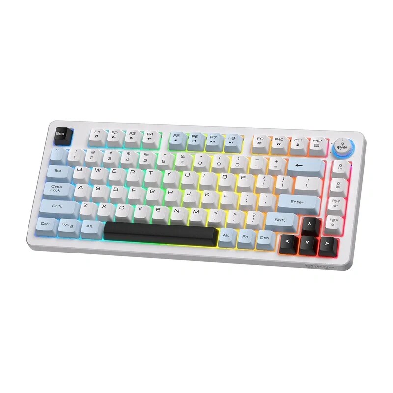 ONIKUMA MT501 igralna tipkovnica, 75 %, bela