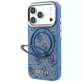 Guess GUE005696 Ring Stand 360 4G Classic Logo MagSafe ovitek za iPhone 18 Pro Max / 17 Pro Max, moder