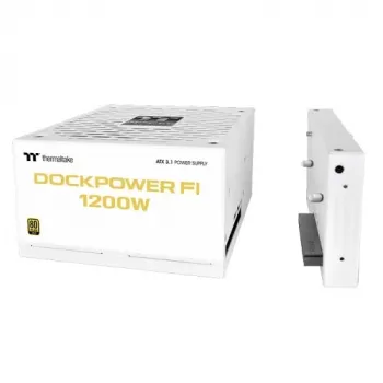 Thermaltake TT Dockpower FI 1200 W Snow napajalnik, 1200 W, 80 PLUS Gold, modularni, bel