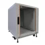 IT-BUDGET 19-palčna omara za omrežje SRK, 12U, ŠxG 600x600 mm, svetlo siva, sestavljena, 99ITB19SRK1266GGNM