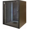 Silence Rack SRO156080B zvočno izolirana 19-palčna omara, 15U, 1 SILENT ventilator, 600x800 mm (ŠxG), steklena vrata, črna