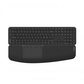 Contour Design CDTP1050BALPN1050 brezžična tipkovnica, polna velikost (100 %), RF, škarjasto stikalo, QWERTY, črna
