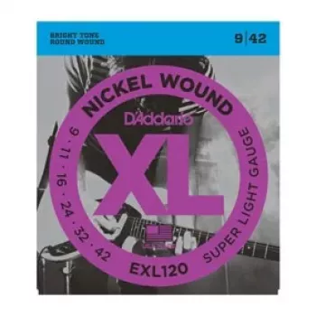 D'Addario EXL120 Super Light strune za električno kitaro, 9-42