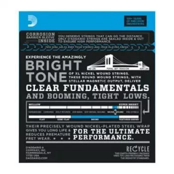 D'Addario EXL165 strune za bas kitaro, Regular Light 45–105