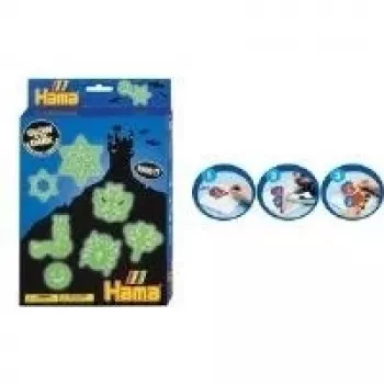Hama Hanging box perlice za likanje, svetijo v temi, 5 mm