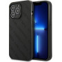 Karl Lagerfeld KLHCP13LPTLK trda torbica za Apple iPhone 13 Pro, Perforated Allover, črna