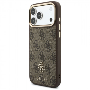 Guess 4G ovitek z denarnico in trakom, MagSafe, za Apple iPhone 18 Pro / 17 Pro, rjav