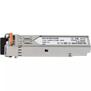 BlueOptics SFP-BXD43-20KM-RW-BO oddajnik-sprejemnik SFP, združljiv z Radware SFP-BXD43-20KM, LC simplex, 1000BASE-BX-D, enorodovno vlakno, TX 1490 nm/RX 1310 nm, 20 km