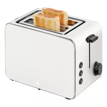 WMF Stelio 414210001 opekač kruha, 2 rezini, nerjavno jeklo, Paper Grey, 1050 W