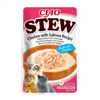 Inaba Cat Ciao Stew piščanec, riba, pokrovača hrana za mačke, 24 x 40 g