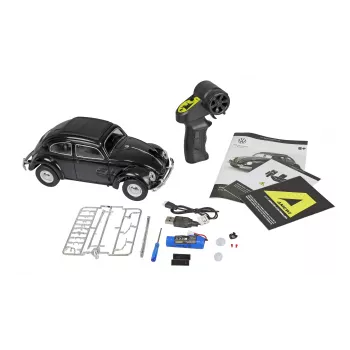Amewi VW Typ 1 1950 Beetle RC avtomobil, 1:16, RTR, črn