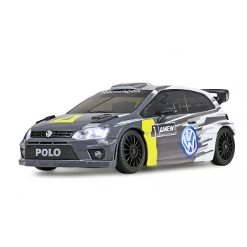 Amewi VW Polo R WRC reli/drift RC avtomobil, 4WD, 1:28, RTR, siv