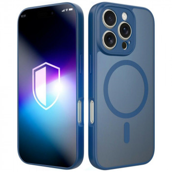 3MK Misty MagCase ovitek za Apple iPhone 16 Pro Max, moder