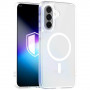 3MK Misty MagCase ovitek za pametni telefon Samsung Galaxy A37, združljiv z MagSafe, bel