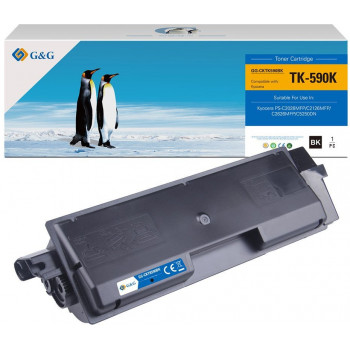 G&G združljiva kartuša s tonerjem za Kyocera TK590K / 1T02KV0NL0 (14432)