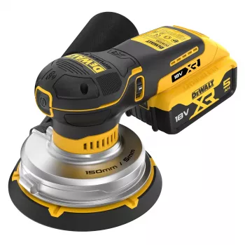 DeWalt DCW230P2-QW 150 mm akumulatorski ekscentrični brusilnik