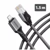 AXAGON ADE-CM15 USB-C Gigabit Ethernet adapter z vgrajenim 1,5 m kablom CAT6, RJ-45
