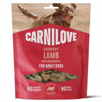 Carnilove Crunchy jagnjetina s brusnicami pasja poslastica, 200 g
