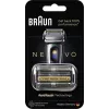 Braun NEVO-S nadomestna glava brivnika Kombi-Pack, srebrna, 921824