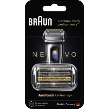 Braun NEVO-S nadomestna glava brivnika Kombi-Pack, srebrna, 921824