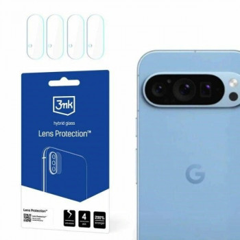 3MK Lens Protection hibridno steklo za kamero Google Pixel 9 Pro (4 kosi)