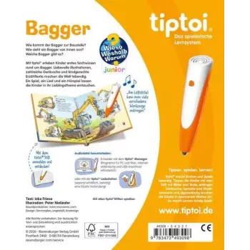Ravensburger tiptoi Wieso? Weshalb? Warum? Bager, nemška izdaja