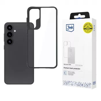 3MK Satin Armor Case+ ovitek za Samsung Galaxy S25, prozoren