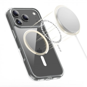Tech-Protect Flexair Hybrid MagSafe ovitek za Apple iPhone 17 Pro, prozoren