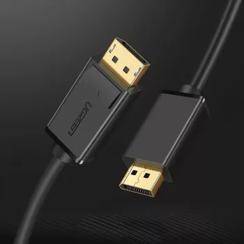 Ugreen DP102 (10212) kabel DisplayPort 1.2 na DisplayPort 1.2, 4K, 3 m, črn
