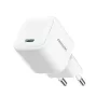Joyroom TCG08 (JR-TCG08) GaN potovalni polnilnik, USB-C, 20W, PD 3.0, QC 3.0, bel