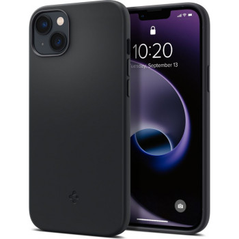 Spigen Silicone Fit Mag (ACS04920) ovitek MagSafe za Apple iPhone 14 Plus / 15 Plus, črn
