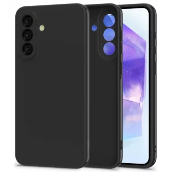 Tech-Protect Icon silikonski ovitek za Samsung Galaxy A56 5G, črn