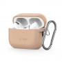Tech-Protect Silicone Hook ovitek za Apple AirPods Pro 1 / 2, Cafe Latte