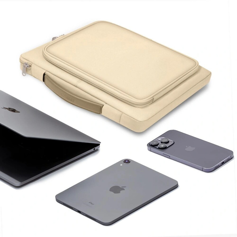 Tech-Protect Basic Bag torba za prenosnik 15-16 inch, puščavsko bež