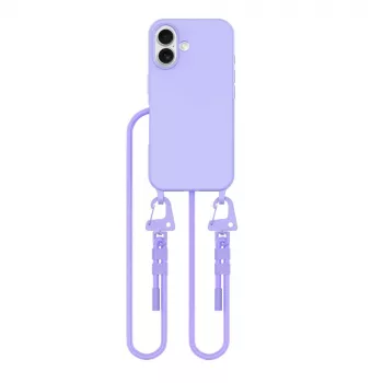 Tech-Protect Magnecklace MagSafe ovitek z vrvico za Apple iPhone 16, vijoličen