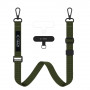 Tech-Protect C6S Rope Crossbody ovratnica za telefon 2-in-1, Cargo Khaki (olivna)