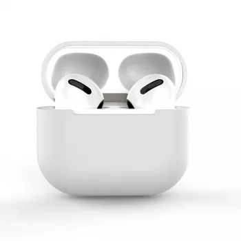 Hurtel silikonski ovitek za AirPods 2 / AirPods 1, bel
