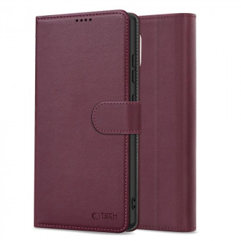 Tech-Protect ovitek z denarnico za Samsung Galaxy A57 5G, bordo