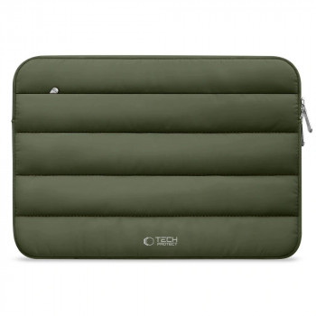 Tech-Protect Fluffy ovitek za prenosnik 15-16 inch, vojaško zelen